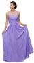 Main image of Mesh Neck Ruched Bust Long formal Bridesmaid Dress