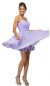 Main image of Ruched Bodice Beaded Straps Short Bridesmaid Dress