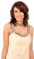 Two Tone Cascading Layered Pleated Prom Dress in closeup