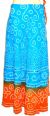 Main image of Bohemian Drawstring and Sequined Long Skirt