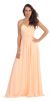Main image of Strapless Crossed Bodice Wrap Skirt Formal Bridesmaid Dress