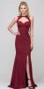 Main image of Cutout Sweetheart Neckline Long Fitted Formal Prom Dress
