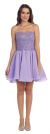 Main image of Strapless Lace & Beads Bodice Short Party Bridesmaid Dress