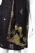 Gold Threading Wrap Around Scarf in closeup