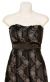 Strapless Zig-Zag Party Dress in Closeup