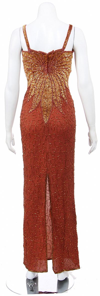 gown with flare hand