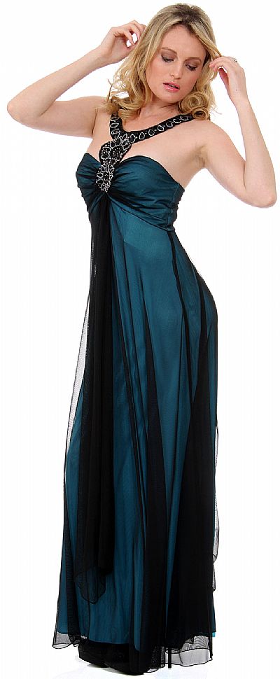 blue black formal